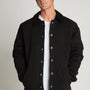 Chaqueta Negra Hombre Canvas Basket
