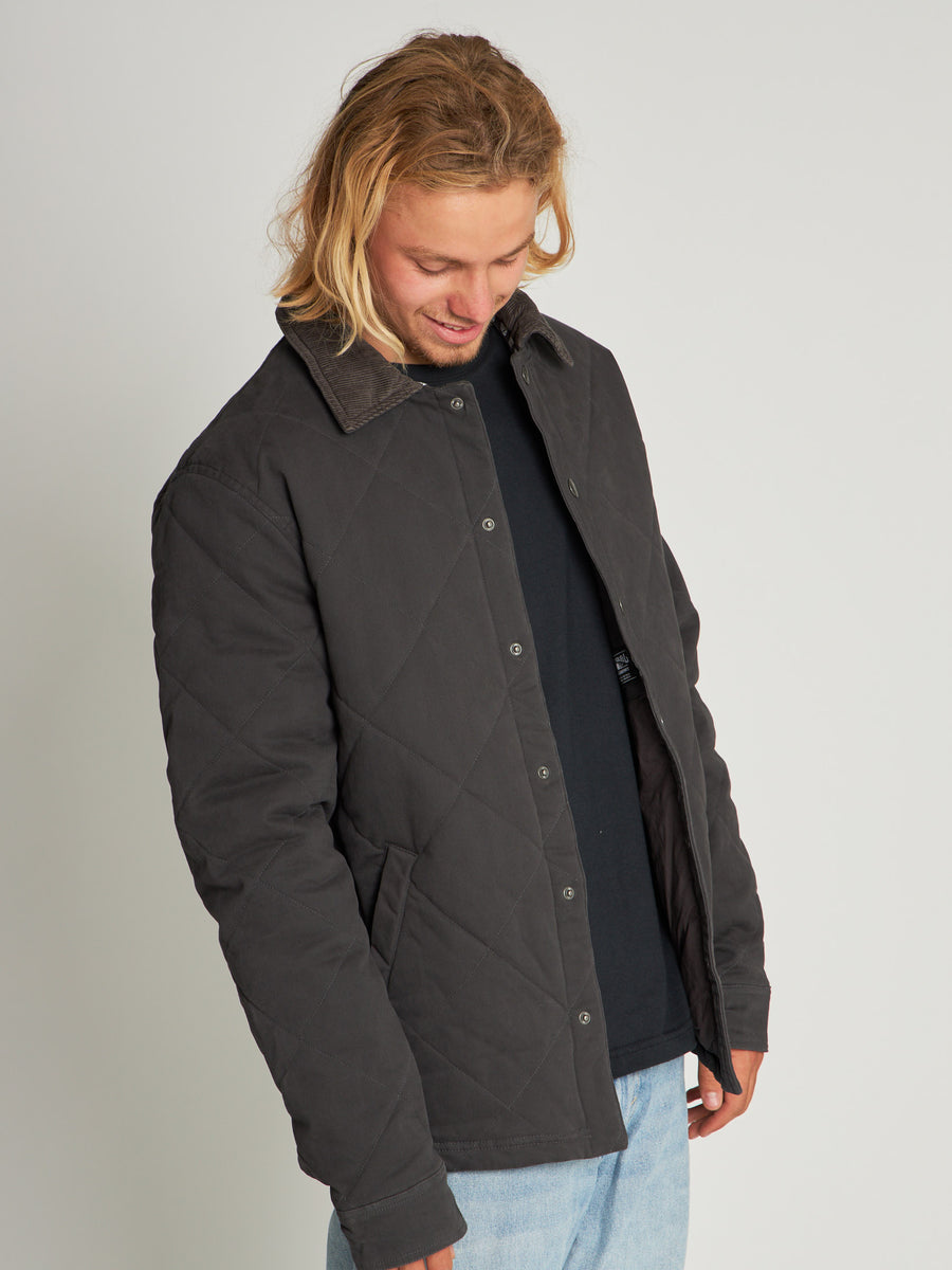Chaqueta Gris Hombre Canvas Basket
