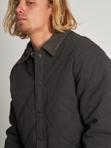 Chaqueta Gris Hombre Canvas Basket