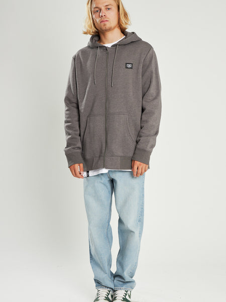 Poleron Gris Con Cierre Full Zipper